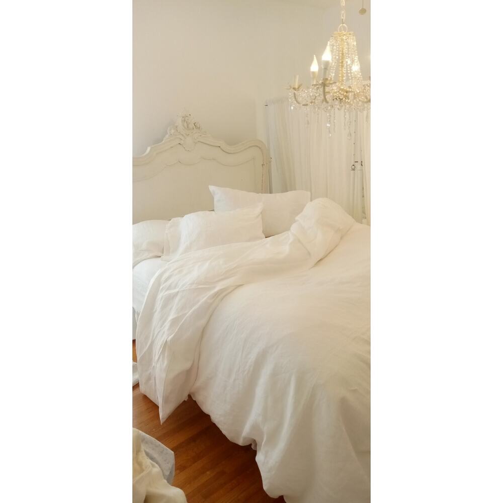 Rachel Ashwell Shabby Chic Couture Whisper Linen pair pillow cases F/Q custom